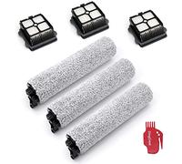 DingGreat Rouleau brosse et filtre de rechange pour Tineco Floor One S3 et iFloor 3 - Kit d'accessoires pour aspirateur eau et poussière (3 filtres HEPA + 3 rouleaux à brosse)