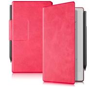DINGGUAGUA Coque Compatible avec Remarkable Paper Pro Move 7.3 2025, Étui de Protection Folio à Attraction Magnétique avec Veille/réveil Automatique,Rose
