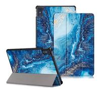 DINGGUAGUA Coque pour Lenovo Tab M10 5G sorti en 2023 10,6" TB360ZU Case Cover Étui Housse Fonction Stand et Sommeil/Réveil Automatiquee,Les Vagues