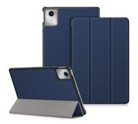 DINGGUAGUA Coque pour Lenovo Tab M11 11 Pouces 2024 Étui Fin et Rigide Housse Pliable Légère, Protection pour Lenovo TB-330FU/TB-330XU Tri-Fold Folio Case,Bleu foncé