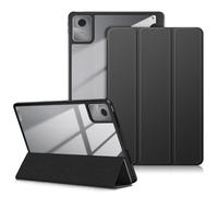 DINGGUAGUA Coque pour Lenovo Tab M11 2024 11 Pouces Cover (TB-330FU/TB-330XU) Housse Arrière Transparente Claire Etui Antichoc Veille/Réveil Automatique,Noir