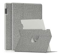 DINGGUAGUA Coque pour Remarkable Paper Pro 11.8 Pouces 2024 avec Porte-Stylet Housse Rotative à 361° Étui Veille/Réveil Automatique,Gris