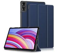 DINGGUAGUA Coque pour Xiaomi Redmi Pad Pro Tablet 12.1" Etui 2024 Tri-Fold Smart Folio Tablet Case Veille/réveil Automatique,Bleu foncé