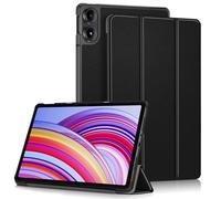 DINGGUAGUA Coque pour Xiaomi Redmi Pad Pro Tablet 12.1" Etui 2024 Tri-Fold Smart Folio Tablet Case Veille/réveil Automatique, Noir