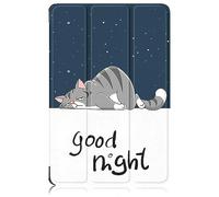 DINGGUAGUA Coque pour Xiaomi Redmi Pad SE 11 Pouces 2023 Cover,Tri-Fold Smart Folio Case Housse Etui de Protection Ultra Slim Housse Étui avec Fonction Support,Veille/réveil Automatique,Chat