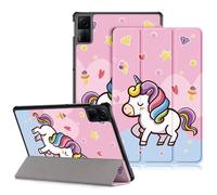 DINGGUAGUA Coque pour Xiaomi Redmi Pad SE 11 Pouces 2023 Cover,Tri-Fold Smart Folio Case Housse Etui de Protection Ultra Slim Housse Étui avec Fonction Support,Veille/réveil Automatique,Fauve