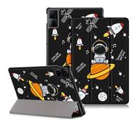 DINGGUAGUA Coque pour Xiaomi Redmi Pad SE 11 Pouces 2023 Cover,Tri-Fold Smart Folio Case Housse Etui de Protection Ultra Slim Housse Étui avec Fonction Support,Veille/réveil Automatique,Saturne