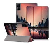 DINGGUAGUA Coque pour Xiaomi Redmi Pad SE 11 Pouces 2023 Cover,Tri-Fold Smart Folio Case Housse Etui de Protection Ultra Slim Housse Étui avec Fonction Support,Veille/réveil Automatique,crépuscule