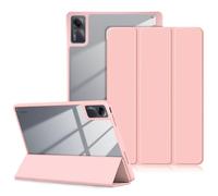 DINGGUAGUA Coque pour Xiaomi Redmi Pad SE 11 Pouces 2023,Tri-Fold Smart Folio Case Housse Etui de Protection Ultra Slim Housse Étui avec Fonction Support, Veille/réveil Automatique Cover,Or Rose
