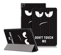 DINGGUAGUA Coque Samsung Galaxy Tab A9+ Plus 11 Pouces 2023 Cover (SM-X210/X215/X216) étui Mince Multi-Angles de étui Folio avec Fonction Veille/réveil Automatique Case,Don't Touch me