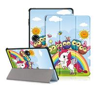 DINGGUAGUA Etui Coque Housse de pour Oppo oneplus Pad/Pad 2 11.6 Pouces Tablette 2023 Tri-Fold Smart Folio Tablet Case with Auto Wake,Poney coloré