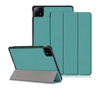 DINGGUAGUA Etui Coque Housse de Protection pour Xiaomi Mi Pad 6/Mi Pad 6 Pro 11 Pouces Tablette 2023 Tri-Fold Smart Folio Tablet Case with Auto Wake, Vert