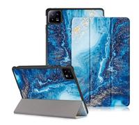 DINGGUAGUA Etui Coque Housse de Protection pour Xiaomi Mi Pad 6/Mi Pad 6 Pro 11 Pouces Tablette 2023 Tri-Fold Smart Folio Tablet Case with Auto Wake, Waves