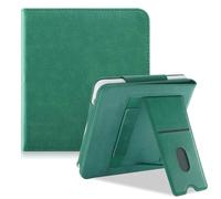 DINGGUAGUA Étui pour BOOX Go Color 7" 2024 Coque Liseuse Housse de Protection avec Béquille Fente pour Carte et Dragonne Réveil/Veille Automatique,Vert foncé