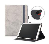 DINGGUAGUA Étui universel pour tablette Android 10,1" - Compatible avec les tablettes Onn/Teclast/VASTKING/Digiland/ZONKO/PRITOM/Blackview/Moderness/MAGCH 10" - Gris