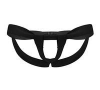 DINGGUANGHE-CUP Lanières Hommes, Mémoires Homme Lingerie Bandage G-String Street Strap Circle Circle Slips (Color : Black, Size : One Size)