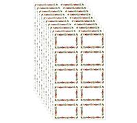 Dinghaole 100 Pcs Étiquettes Autocollantes Pour Bouteilles De Confiture - Faciles À Écrire, Autocollantes, Faciles À Décoller, Imperméables - Convient Pour Confiture, Épices, Aliments Faits Maison
