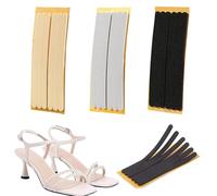 dinghaole 18 Pièces Protege Talon Chaussure, Doublures de Talon Adhésives Coussinets de Chaussures Antidérapants Produits de Soulagement de la Douleur des Pieds, Sangles de Talon