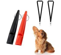 dinghaole 2 Pcs Sifflet pour Chien, Sifflet Anti Aboiement Chien, Sifflet pour Chien Professionnel Sifflet, Sifflet à ultrasons Professionnel pour l'entraînement et Le contrôle des aboiements