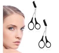 dinghaole 2 Pièces Ciseaux pour Tailler Les Sourcils, ciseaux à sourcils en acier inoxydable, Détachable Beauty Ciseaux à sourcils Tondeuse pour Couper les Sourcils Cils, Pour taille, épilation, soins