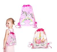 Dinghaole 2 Pièces Sac à dos à Cordon pour Enfants, Sacs à Dos Licorne pour, Piscine pour Enfants Filles Femmes pour École Gym Yoga Voyage Natation Plage Camping Loisirs