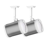 Dinghosen Lot de 2 Supports muraux et de Plafond pour Haut-Parleur Sonos One, One SL, Play 1 - Supports de Montage réglables et pivotants pour Sonos One, One SL, Play:1, Blanc