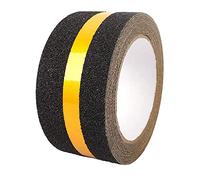 Dingjie Bande antidérapante avec bande réfléchissante, bande de sécurité réfléchissante antidérapante pour marches d'escalier - Bande de traction robuste pour éviter les glissades et les chutes