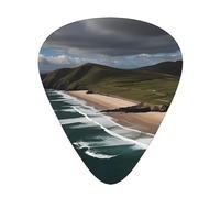 Dingle Peninsula Prints Lot de 12 médiators avec 3 épaisseurs différentes pour guitares électriques et acoustiques