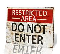 dingleiever - Panneau de zone restreinte - Do Not Enter Wall Art Sign 812 »
