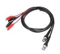 Dingln 2pcs P1011 BNC Q9 À Double Pince Crocodile Oscilloscope Sonde De Test Plomb par Câble