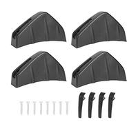 Dingln 4PCS Becquet Universel Voiture Pare-Chocs Arrière Diffuseur Fin Spoiler Lip Universal Auto Accessoires Anti-Collision Diffuseur Voiture