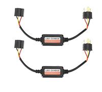 Dingln Décodeurs LED, 2pcs Phare De Voiture Decoder Radio Audio Antiparasites Erreur Canceler Filtre for H4