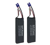 Dinglong 2Pcs Batterie Grande Capacité 7.4V 3000mAh Remplacement pour Hubsan H501S Drone