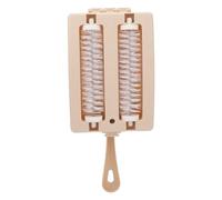 Dinglong Brosse de Balayage pour Tapis et canapé, poignée en matériau PP, literie Confortable et Pratique, ne se déforme Pas, pour Le Bureau Brosse Moquette Voiture Perceuse (Beige, One Size)
