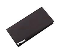 Dinglong Cadeaux Anniversaire pour Homme Mode ID Long Portefeuille en Cuir Artificiel Couleur Unie Hommes Ouvert Sac à Main Plusieurs Fentes pour Cartes Pochette Porte-Monnaie