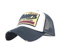 Dinglong Casual Baseball Chapeau Lettre Western New York Vintage Casquettes Unisexe Hip hop Baseball Casquettes Sport brodé (Marine)