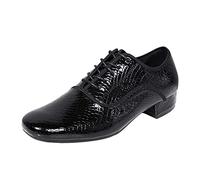 Dinglong Chaussure ete Homme Chaussures de Danse Moderne pour Hommes Talon Bas Chaussures de Danse à Bout carré Chaussures de Danse Sociale Chaussure ete Homme Basket Homme Chaussure Homme