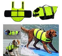 Dinglong Gilet de Sauvetage pour Chien - Réglable avec Poignée, Idéal pour la Natation et la Sécurité de Votre Chien dans l'eau (XL)
