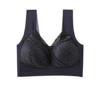 Dinglong lot Brassiere Femme Soutien-Gorge Rosy Grande Taille, Confortable, élastique, sans Fil, en Dentelle, pour Femmes, Nouvelle 2024 Soutien gorgé Soutien Gorge Blanc Soutiens-Gorge Femme Sexy