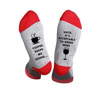Dinglong Noël Unisexe Café Garde Ne Impression Couleur Bloc Lettre Chaussettes Thermique Confortable Chaud Pantoufle Chaussettes Doux Chaud Épais Chaussettes Chaussette Rigolote Homme
