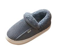 Dinglong Savate Homme 2022 Hommes Couverture Talon Automne et Hiver Nouvelles Pantoufles en Coton antidérapantes Chaudes en Peluche Savate Homme Chausson Homme ete Pantoufles Femme Confortable