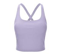 Dinglong Short Gainant Femme Soutiens-Gorge pour Femme avec Ficelle à séchage Rapide Antichoc Running Fitness Underwear Short Gainant Femme (Purple, S)
