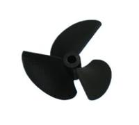DingMotuo 3-Blade Nylon Gauche Propeller for Model Ships 4 Sizes W/4.8mm Shaft (D55*P40mm)