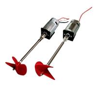 DingMotuo High-Power Shaft System Set for Fishing Netting Boat, with 997 Moteur, 10 cm Propeller, One Left Hand and One Right Hand Propeller (20 cm)