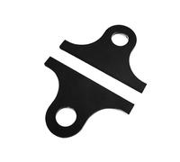 DingMotuo Support de tube en époxy, plusieurs tailles (6/7/9 mm), collier de serrage en cuivre, 1 paire (9 mm)