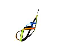 Dingo 15078 Harnais pour chien Sled Active Sydney Bande Gauche Couleur Vert Droite Orange Dos Bleu Canicross Dog trekking Taille S
