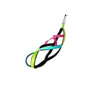 Dingo 15089 Harnais pour chien Sled Active Sydney Bande Gauche Couleur Vert Droite Orange Dos Bleu Canicross Dog trekking Taille XXL
