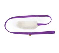 Dingo 15582 Jouet pour chien en peau de mouton avec longue laisse violette 130 cm