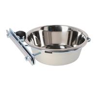 Dingo 17105 Gamelle en acier inoxydable pour chien Montage chenil 2,8 l Gamelle à visser pour eau et nourriture