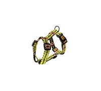 Dingo 95381 Harnais pour chien Jaune Ne pas toucher Taille M Largeur 3,0 cm 38-70 cm